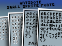 Antidote Small Pixel Sprite Font x4